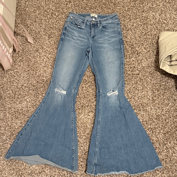Shyanne Denim Bell Bottom Jeans - Picture 1 of 3